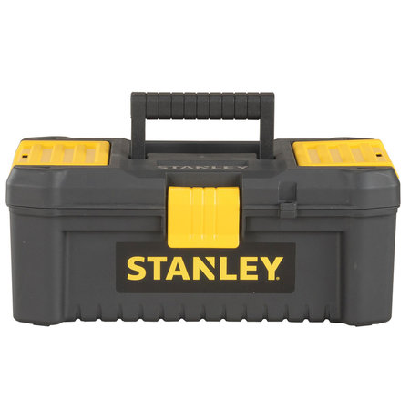 STANLEY Tool Box, Black/Yellow, 12-1/2 in W STST13331